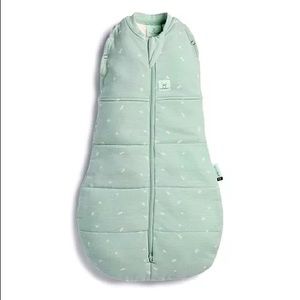 Ergopouch organic cotton green cocoon swaddle sleep bag 0-3 months